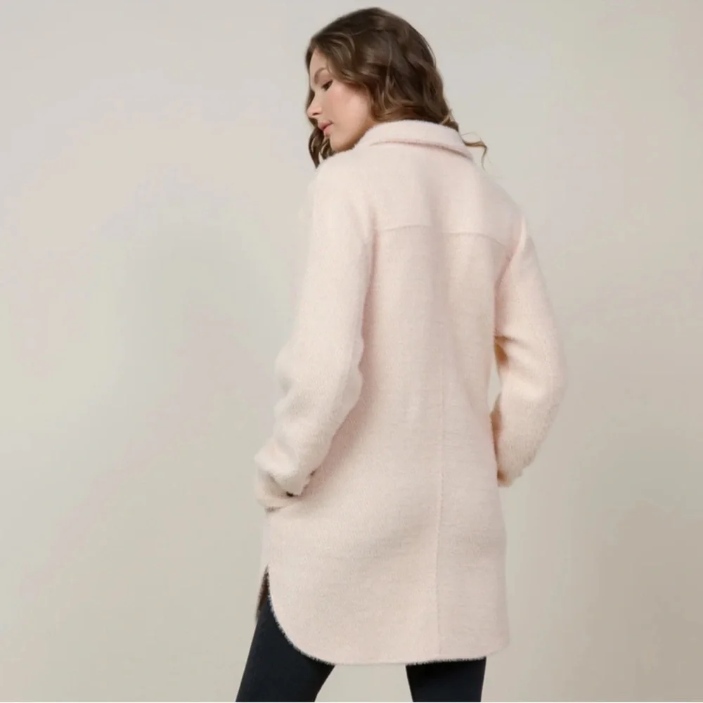 SKIES ARE BLUE | BLUSH SHACKET | KNEE LENGTH - Picture 5 of 10